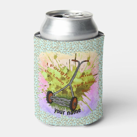 ローンモーアパパ 缶クーラー (缶正面)