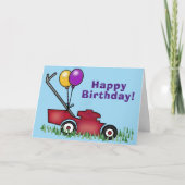 ローンモーア誕生日 カード (正面)