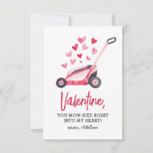 ローンモーワーキッズバレンタインデー ノートカード (正面)