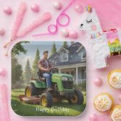 ローンモーワーマン誕生日 ペーパープレート (パーティー)