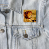 ローンライオン 缶バッジ (インサイチュ)