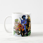 ローンライダーとApacheヴィンテージ漫画 コーヒーマグカップ (左)