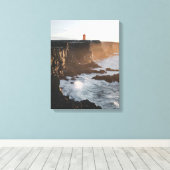 ローンライトハウス キャンバスプリント (インサイチュ (ウッドフロア))