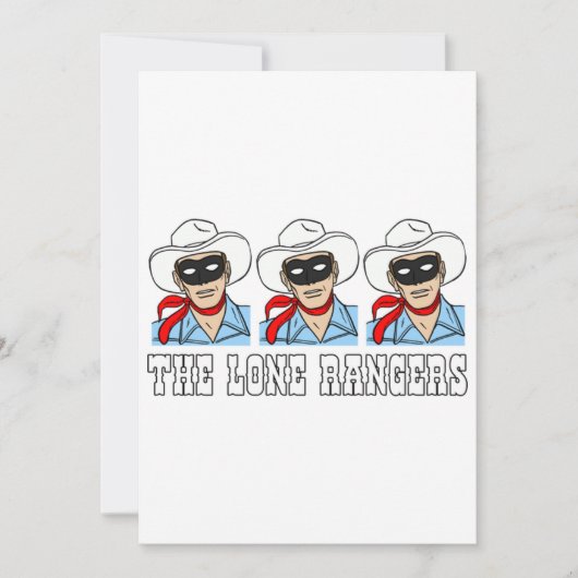 ローンレンジャーズ 招待状 (正面)