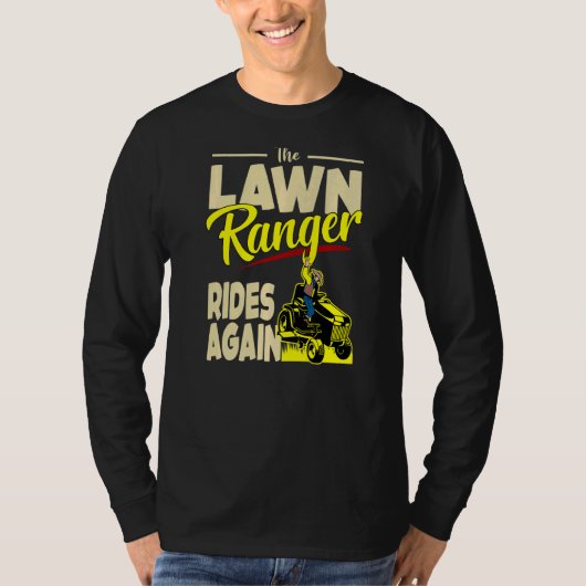 ローンレンジャートラクターモーワートリマー農家風景 Tシャツ (正面)