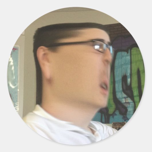 ローン円形ステッカー ラウンドシール (正面)