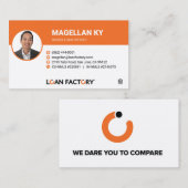 ローン工場 – 住宅ローンの役員 名刺 (正面/裏面)