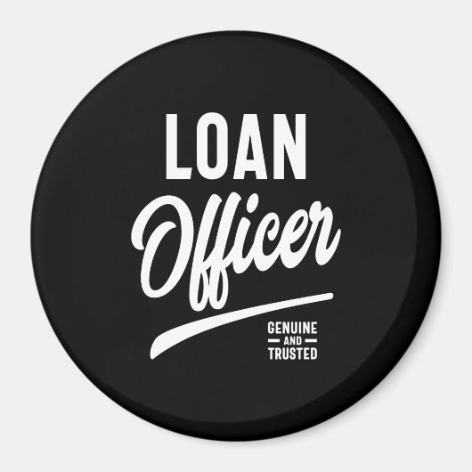 ローン担当者役職ギフト マグネット (正面)