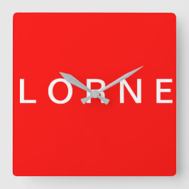 ローン時計 スクエア壁時計