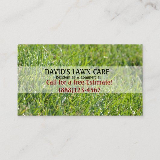 ローン気にカスタムテンプレート名刺 名刺 (正面)