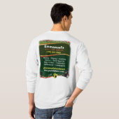 ローン気に造園長袖Tシャツ Tシャツ (裏面フル)