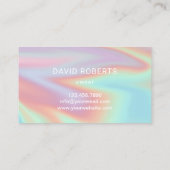 ローン気に&造園サービスホログラフィック 名刺 (裏面)