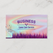 ローン気に&造園サービスホログラフィック 名刺 (正面)