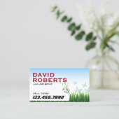 ローン気に&造園プロフェッショナル 名刺 (スタンド正面)