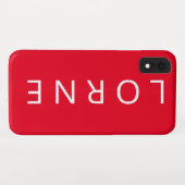 ローンIphoneケース Case-Mate iPhoneケース (裏面(横))