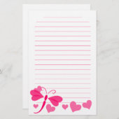 ローヴェリー・ドラゴンフライ 便箋 (正面/裏面)