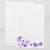 ローヴェリー・ドラゴンフライ 便箋 (正面/裏面)