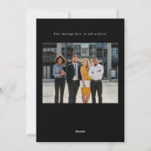 ロー企業のルファームのホリデーカード シーズンカード (裏面)