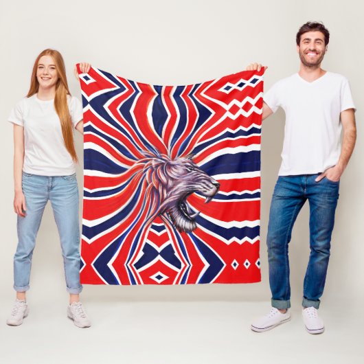 ロー威厳のあるル フリースブランケット (インサイチュ)