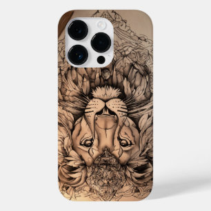 ロー威厳のあるル:ライオンプリントティー Case-Mate iPhone 14 PROケース