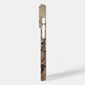 ロー威厳のあるル：ライオンプリントティー Case-Mate iPhoneケース (裏面 / 左)