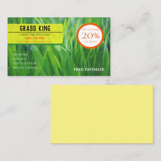 ロー気にン名刺 名刺 (正面/裏面)