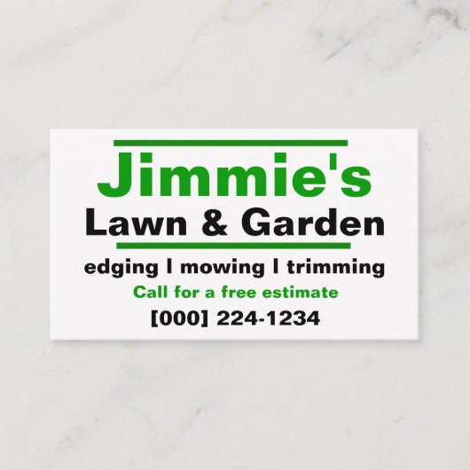 ロー気にン名刺 名刺 (正面)