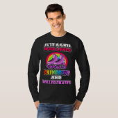 ロー笑わされるラs用ローラースケートレインボーミーム tシャツ (正面フル)
