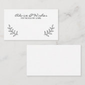 ロー素朴ル結婚ズのアドバイスと願い アドバイスカード (正面/裏面)