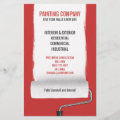 ロー絵を描ラ絵を描の会社チラシ チラシ (正面)