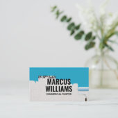 ロー絵を描ラ |グラフィティ絵を描を使用した壁 名刺 (スタンド正面)