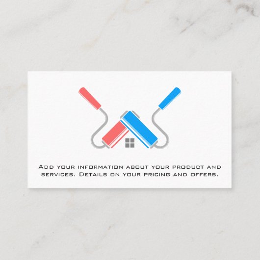 ロー絵を描ラ | 便利屋 名刺 (裏面)