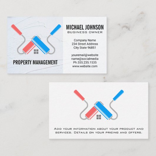 ロー絵を描ラ | 便利屋 名刺 (正面/裏面)