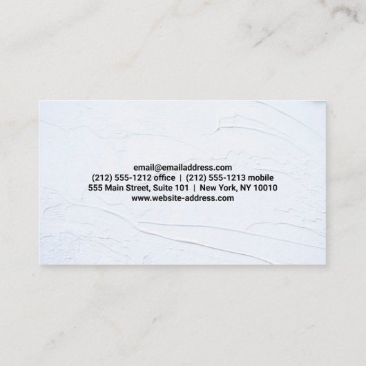 ロー絵を描ラ | 壁絵を描 名刺 (裏面)