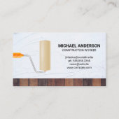 ロー絵を描ラ | Spackle |木材 名刺 (正面)