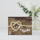 ロー航海のプといかりの愛と感謝してい ポストカード (スタンド正面)