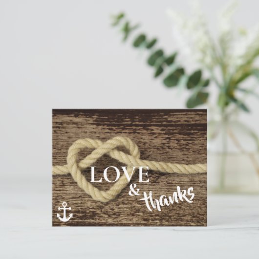 ロー航海のプといかりの愛と感謝してい ポストカード (スタンド正面)