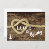 ロー航海のプといかりの愛と感謝してい ポストカード (正面/裏面)