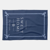 ロー航海のプスイートホームネイビー キッチンタオル (横)