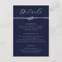 ロー航海のプネイビーブルーエレガント詳細結婚ズ