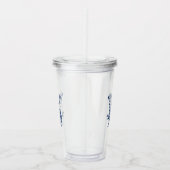 ロー航海のプノットブルーカスタムホワイト アクリルタンブラー (右)