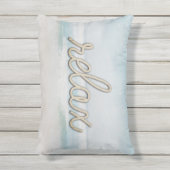 ロー航海のプリラックス文字の海水彩出力 アウトドアクッション (正面(縦))