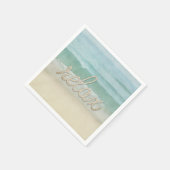 ロー航海のプリラックス文字海 スタンダードカクテルナプキン (角)