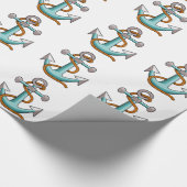 ロー航海のプ及びいかり ラッピングペーパー (角)