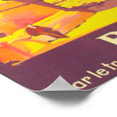 ロー表現マヴィンテージ旅行ポスター ポスター (角)