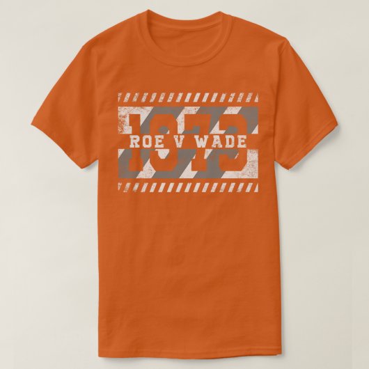 ローVウェイド1973ヴィンテージ 動揺して Tシャツ (デザイン正面)