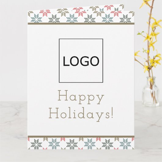 ロ企業のゴホリデーポインセチアエレガントフェスティバル カード (黄色い花)