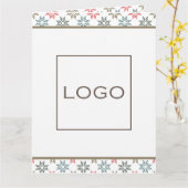 ロ企業のゴホリデーポインセティエレガント, モダン カード (黄色い花)