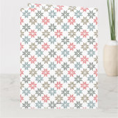 ロ企業のゴホリデーポインセティエレガント, モダン カード (裏面)