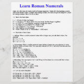 ロ学マン数字を素早く | 教育用チラシ チラシ (正面)